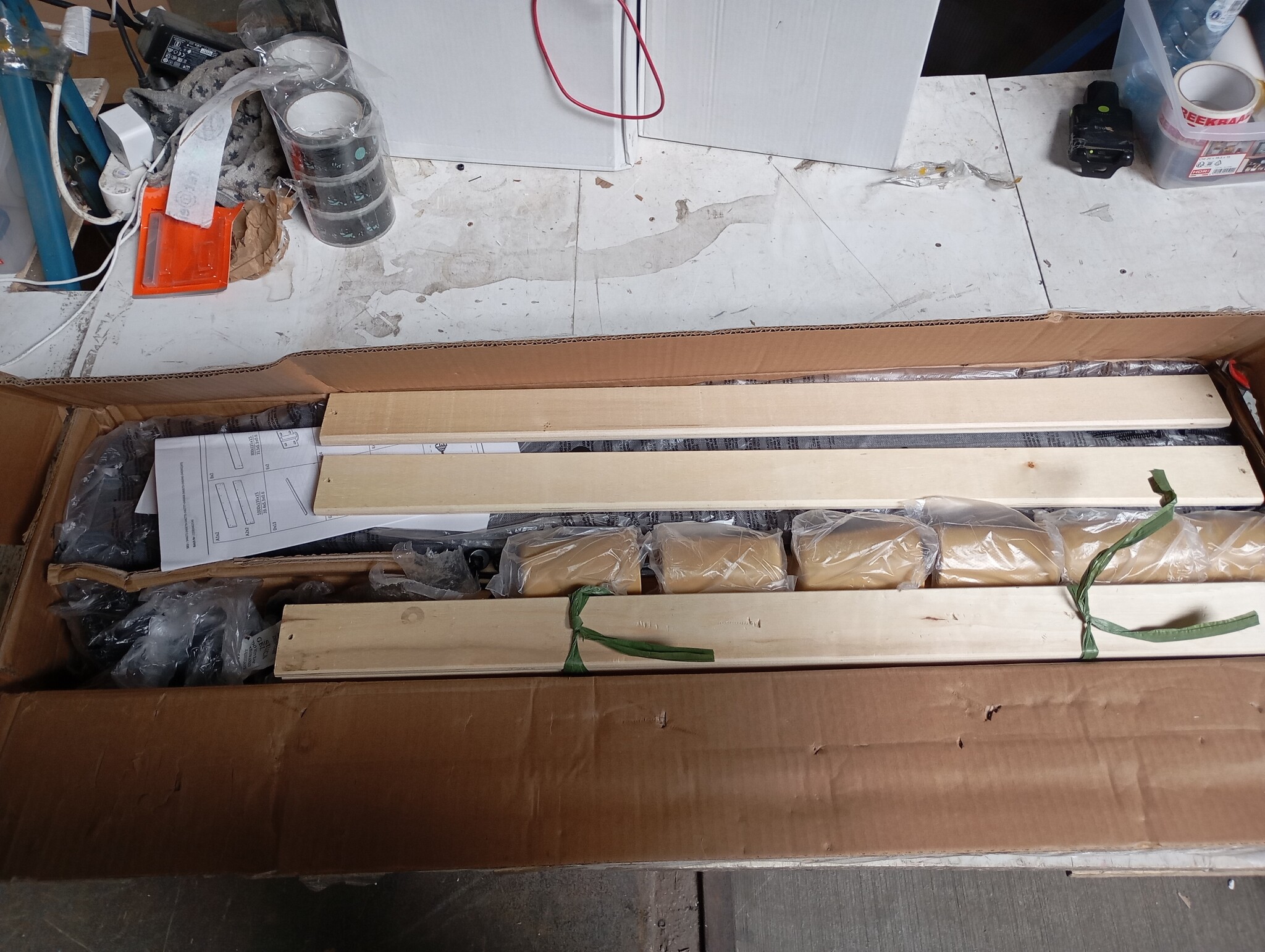 Lichtgrijs Bedframe (80x200cm) - 52% Korting!