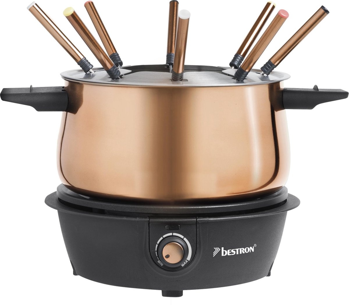 Bestron Elektrische Fondueset Koper 8 Pers. - 58% Korting!