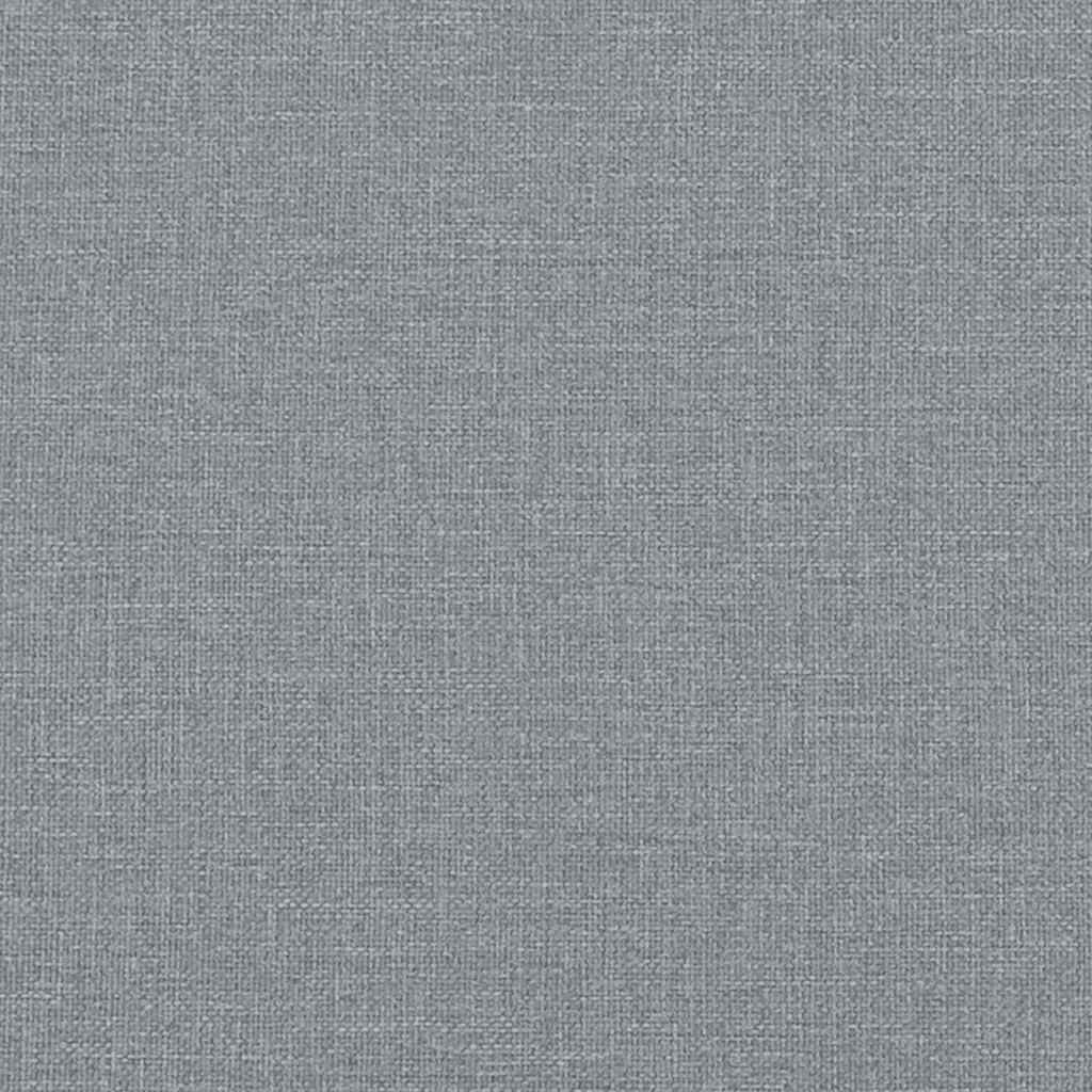 vidaXL Massagestoel stof lichtgrijs