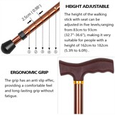 Wandelstok met Seat voor Mannen 120 kg Capaciteit, Grote Seat Board Hoogte Verstelbare Opvouwbare Seat Stick, Cane en Kruk Dual-use voor Volwassenen, Ouderen en Rehabiliteerders.