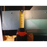 326846 vidaXL Nachtkastje LED 45x35x67 cm bewerkt hout hoogglans zwart