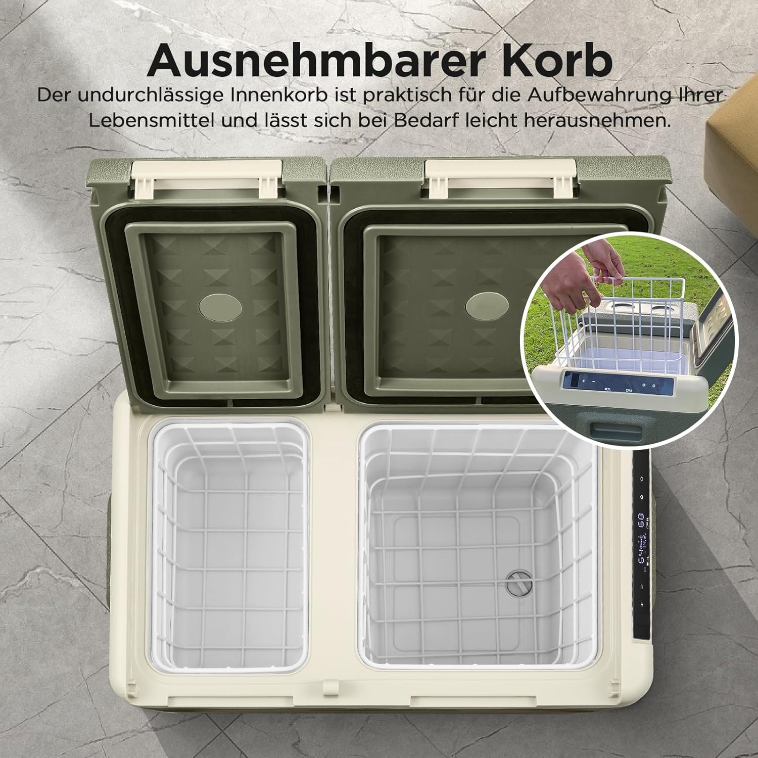AAOBOSI Koelbox 33L Dual Zone -49% Korting!