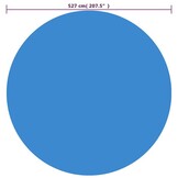 vidaXL Zwembadhoes 527 cm PE Blauw | 39% Korting