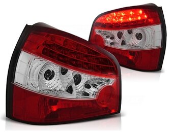 Audi A3 Achterlichten Rood Helder LED (96-00) - 55% Korting