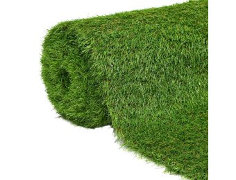 VidaXL Kunstgras - 1x15m, 30mm - Groen (34% Korting)