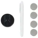 vidaXL Magneetbord Glas Zwart 120x60cm - 34% Korting