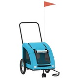 vidaXL Hondenfietstrailer 34% Korting - Blauw