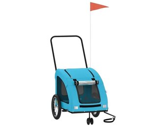 vidaXL Hondenfietstrailer 34% Korting - Blauw