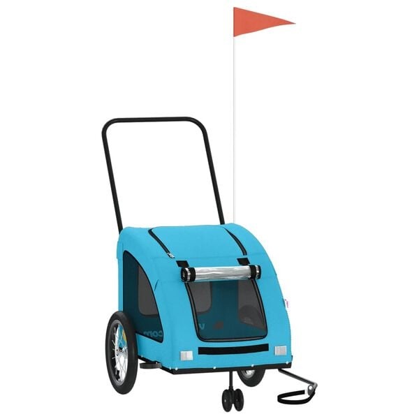 vidaXL Hondenfietstrailer 34% Korting - Blauw