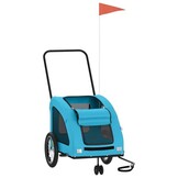 vidaXL Hondenfietstrailer 34% Korting - Blauw