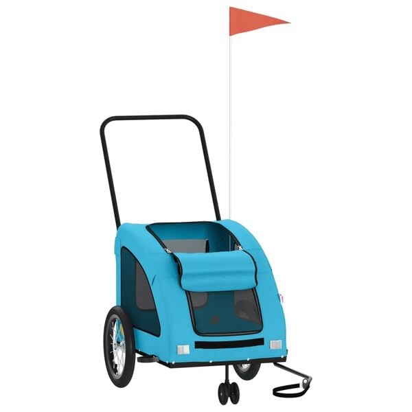 vidaXL Hondenfietstrailer 34% Korting - Blauw