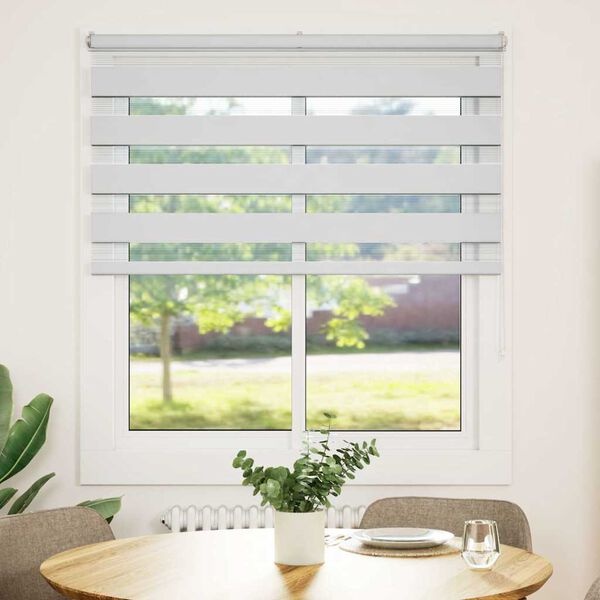 VidaXL Zebra Rolgordijn Wit - 55% Korting - 125x150 cm