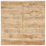 vidaXL Salontafel 80x80x28 cm massief mangohout
