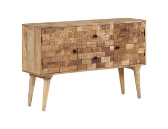 vidaXL Dressoir Massief Mangohout - 110x30x70 cm - 29% Korting