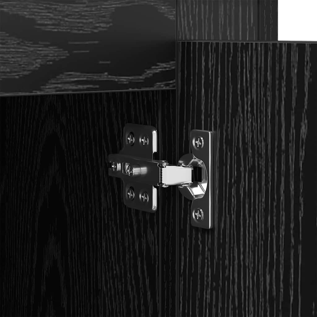 vidaXL Dressoir Zwart Eiken - 32% Korting!