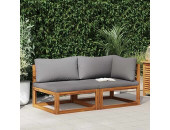 vidaXL 2-delig Bankstel Acaciahout (29% Korting)