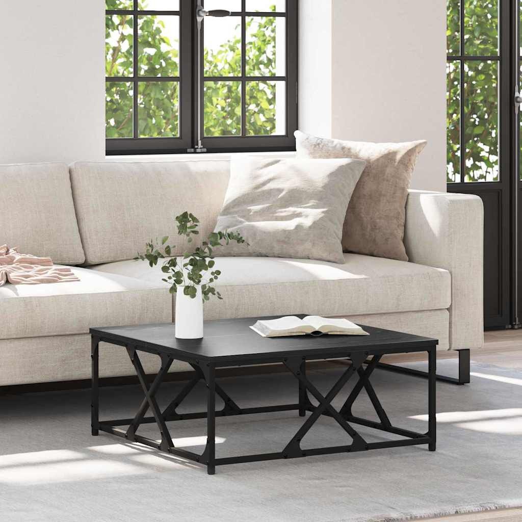 VidaXL Salontafel Zwart Eiken - 31% Korting - 70x70x30cm