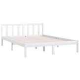 VidaXL Bedframe Grenenhout Wit (160x200cm) - 34% Korting!
