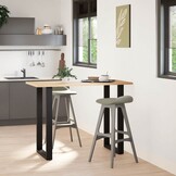 vidaXL Salontafelpoten U-vormig Staal Zwart - Nu 34% Korting!