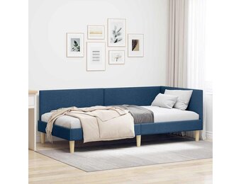 vidaXL Hoekbedframe Blauw 90x200 cm | 29% Korting