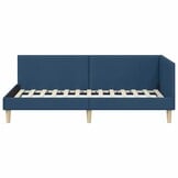 vidaXL Hoekbedframe Blauw 90x200 cm | 29% Korting