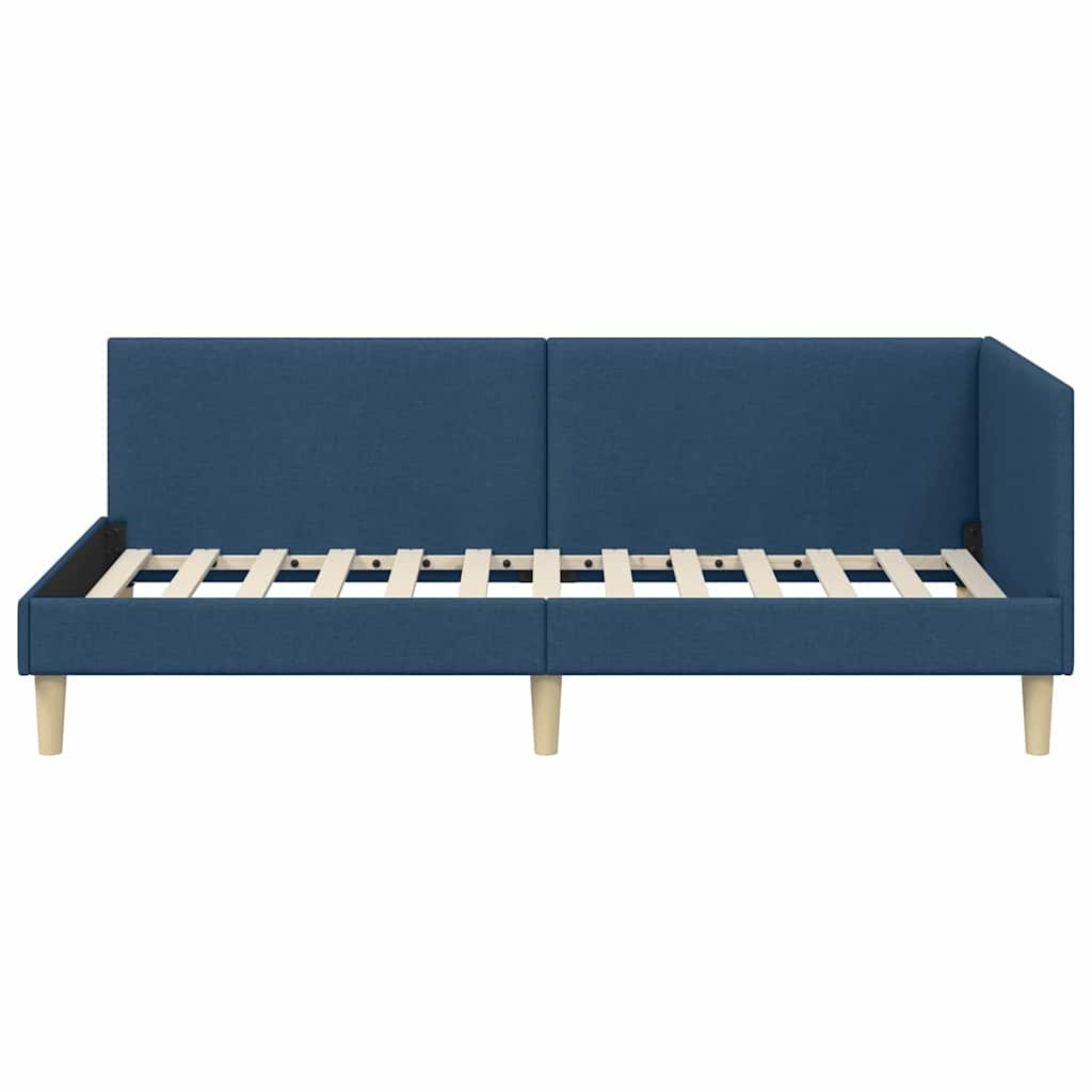 vidaXL Hoekbedframe Blauw 90x200 cm | 29% Korting