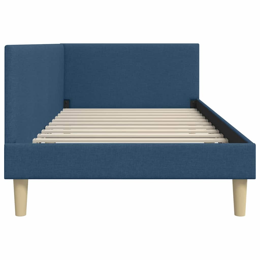 vidaXL Hoekbedframe Blauw 90x200 cm | 29% Korting
