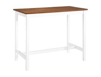 vidaXL Bartafel 108x60x91 cm massief hout