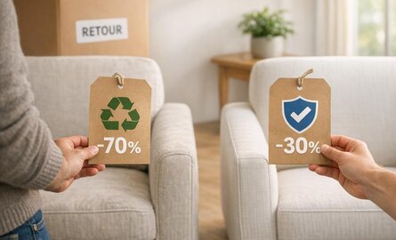 Tweedehands meubels of retourdeal? Zo kies je de slimste optie