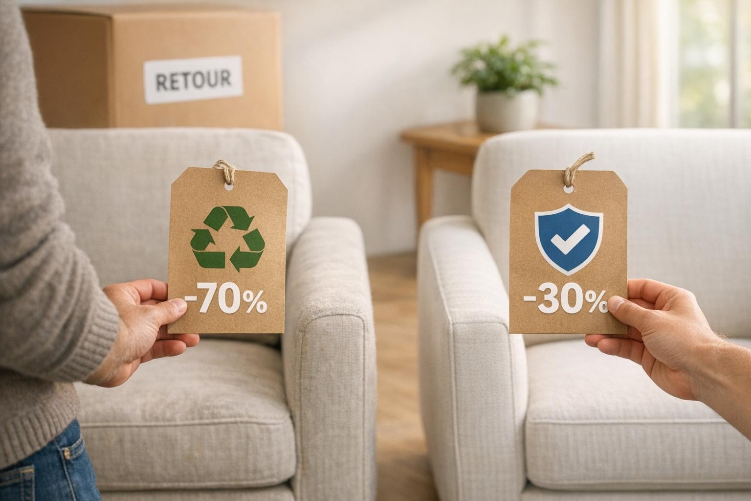 Tweedehands meubels of retourdeal? Zo kies je de slimste optie