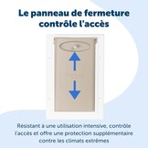 PetSafe Aluminium Huisdieren Deur, Duurzaam Ontwerp, Eenvoudige Installatie, Weerbestendige Sluiting, Voor Meerdere Huisdieren, Groot