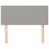 vidaXL Hoofdbord 90x5x78/88 cm stof lichtgrijs