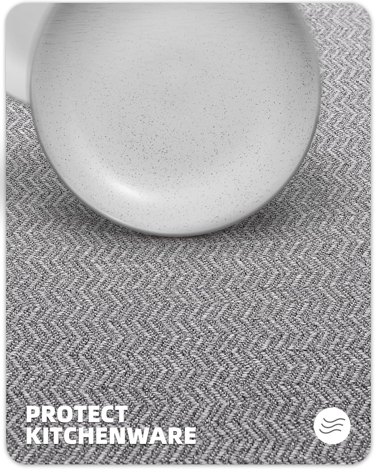 Keukentapijt Lichtgrijs (43,5x150cm) - 40% Korting