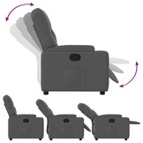 vidaXL Verstelbare Fauteuil Donkergrijs - 52% Korting!
