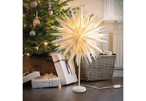 Kerstster met LED - Papier & Staand - 45cm - 55% Korting!