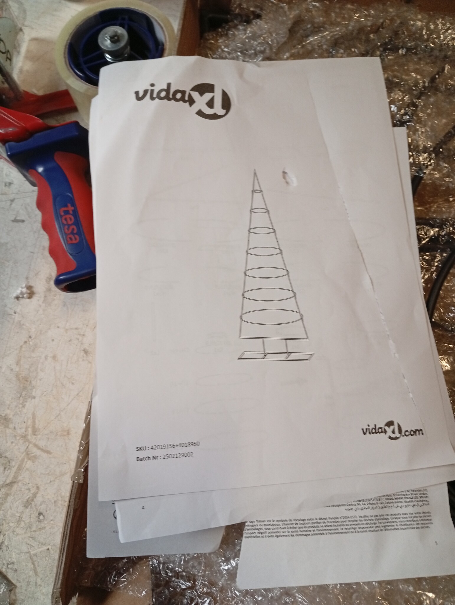 VidaXL Metalen Kerstboom Decoratie 210cm Zwart - 57% Korting