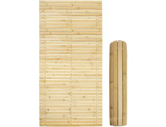 Rolbare Bamboe Badmat - 100x50cm - 23% Korting