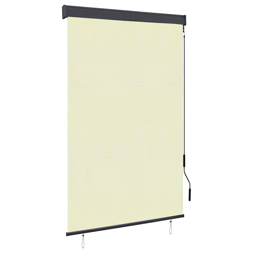 vidaXL Rolgordijn Buiten 120x250cm Crème - 39% Korting