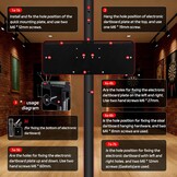 CyeeLife Dartbord Standaard Zwart - 35% Korting