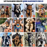 Pawaboo Hondendraagzak Blauw Camouflage (L) - 36% Korting!