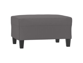 vidaXL Voetenbank Grijs Kunstleer (70x55x41 cm) - 59% Korting!