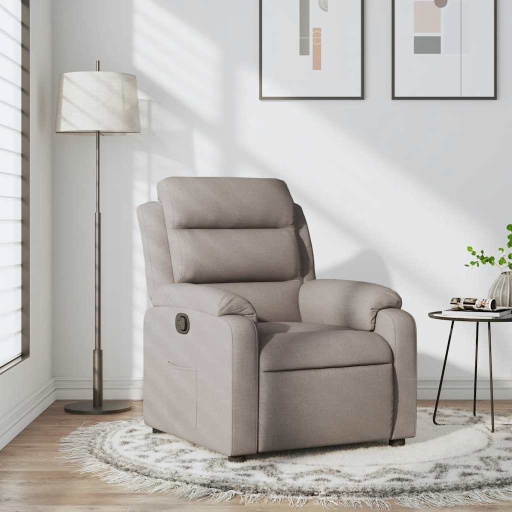 vidaXL Verstelbare Fauteuil in Taupe - 36% Korting!