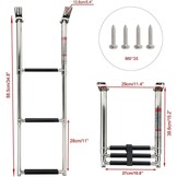 FreeTec Zwemtrap RVS - 3 Treden | 40% Korting