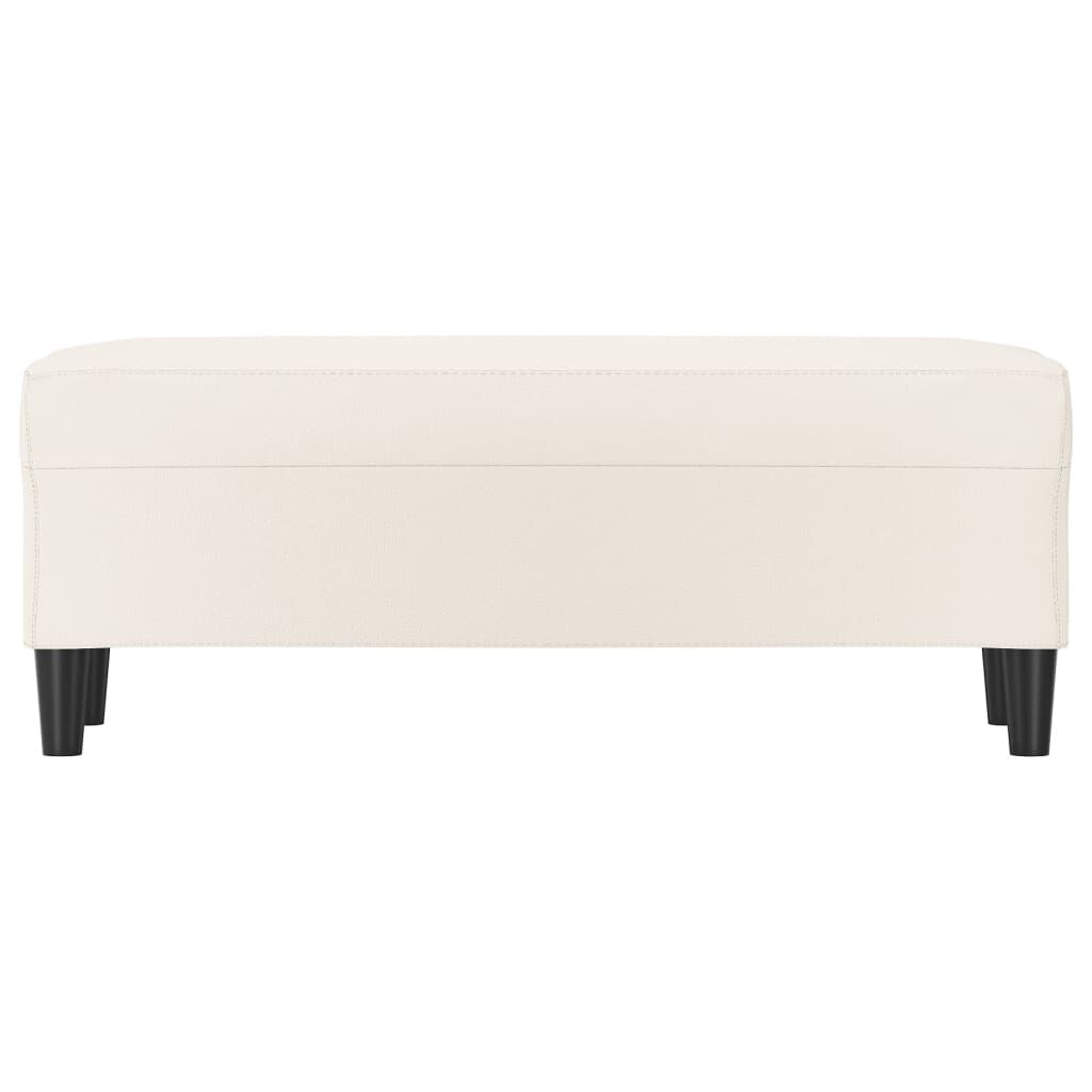 vidaXL Bankje Crème Kunstleer 100cm - 39% Korting!