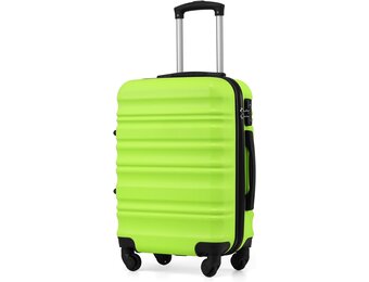 COOLIFE Harde Koffer Trolley - Handbagage Groen | 34% Korting