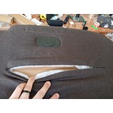 vidaXL Massagestoel verstelbaar stof donkerbruin