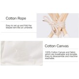 huisdierentipi, hondentent, strepen zebra patroon, verwijderbare en wasbare katten tenten, hond/kat bed, speelhuis met kussen, 50x50x60 cm