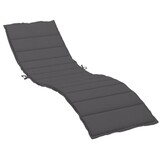 vidaXL Ligbedkussen Antraciet - 200x50cm (57% Korting)