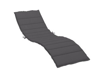 vidaXL Ligbedkussen Antraciet - 200x50cm (57% Korting)
