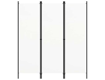 vidaXL Kamerscherm 3 Panel Wit - 53% Korting!